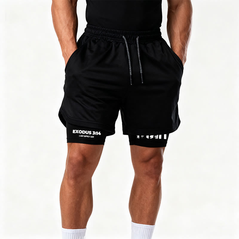 Christianartworkshop I AM WHO I AM Faith Performance Shorts