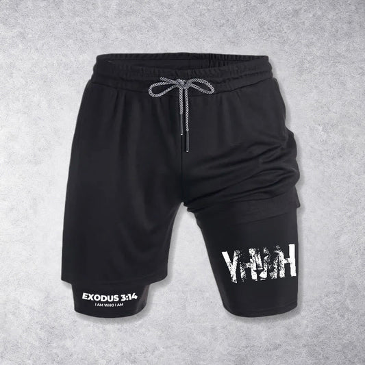 Christianartworkshop I AM WHO I AM Faith Performance Shorts