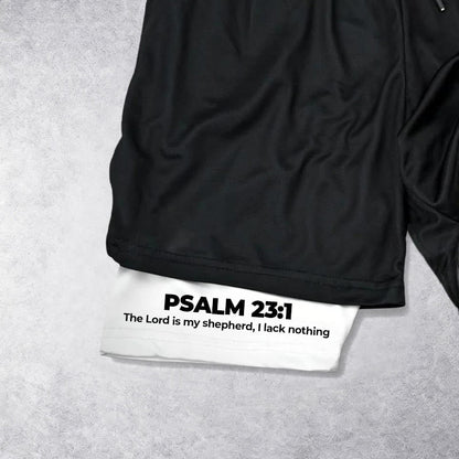 Christianartworkshop Psalm 23 Faithful Shepherd Printed Shorts