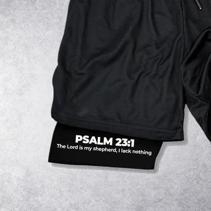 Christianartworkshop Psalm 23 Faithful Shepherd Printed Shorts
