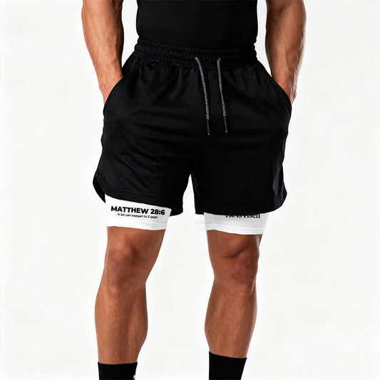 Christianartworkshop Matthew 28:6 He Is Risen Resurrection Performance Shorts