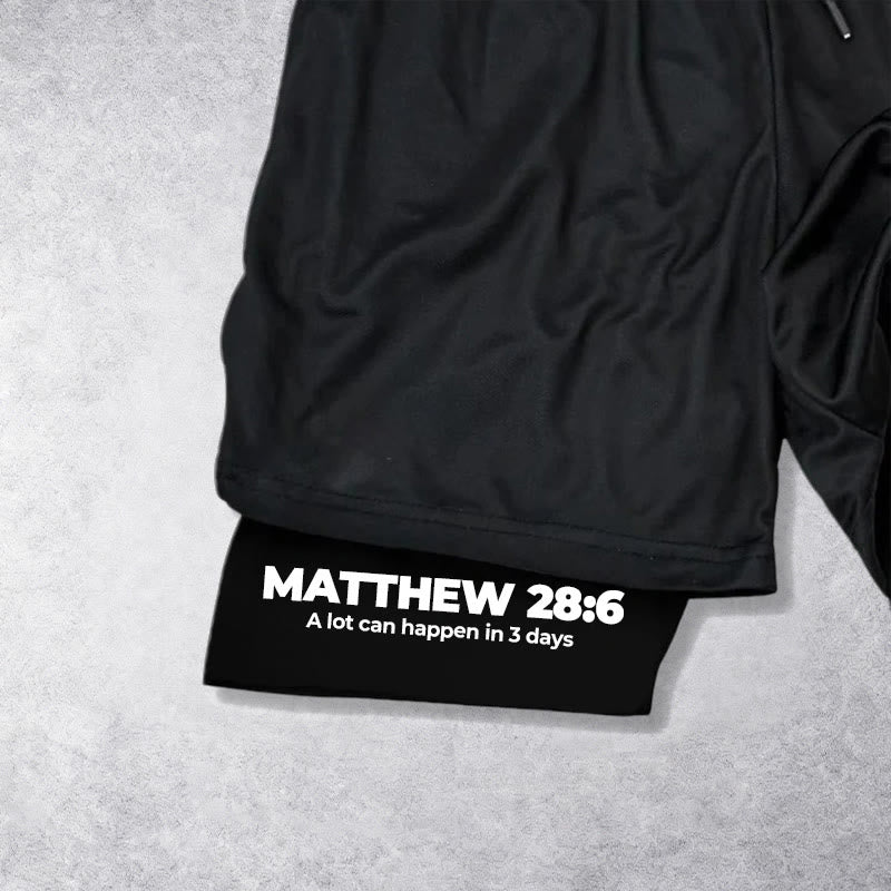 Christianartworkshop Matthew 28:6 He Is Risen Resurrection Performance Shorts