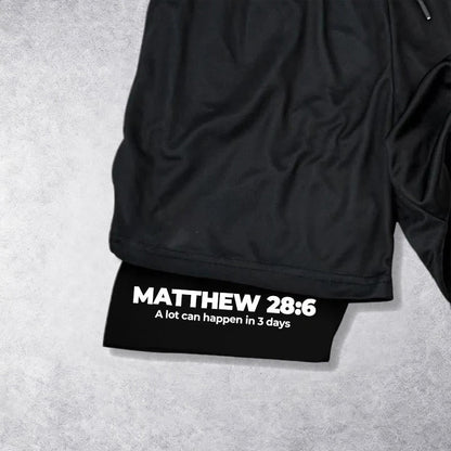Christianartworkshop Matthew 28:6 He Is Risen Resurrection Performance Shorts