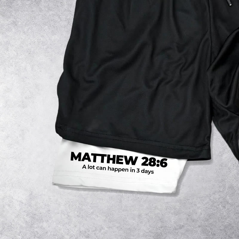 Christianartworkshop Matthew 28:6 He Is Risen Resurrection Performance Shorts