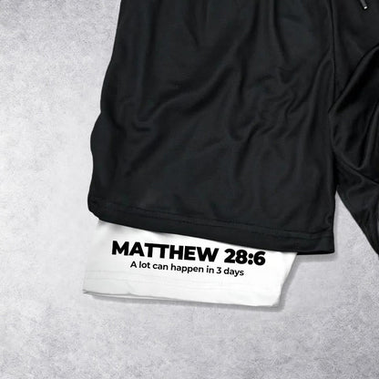 Christianartworkshop Matthew 28:6 He Is Risen Resurrection Performance Shorts