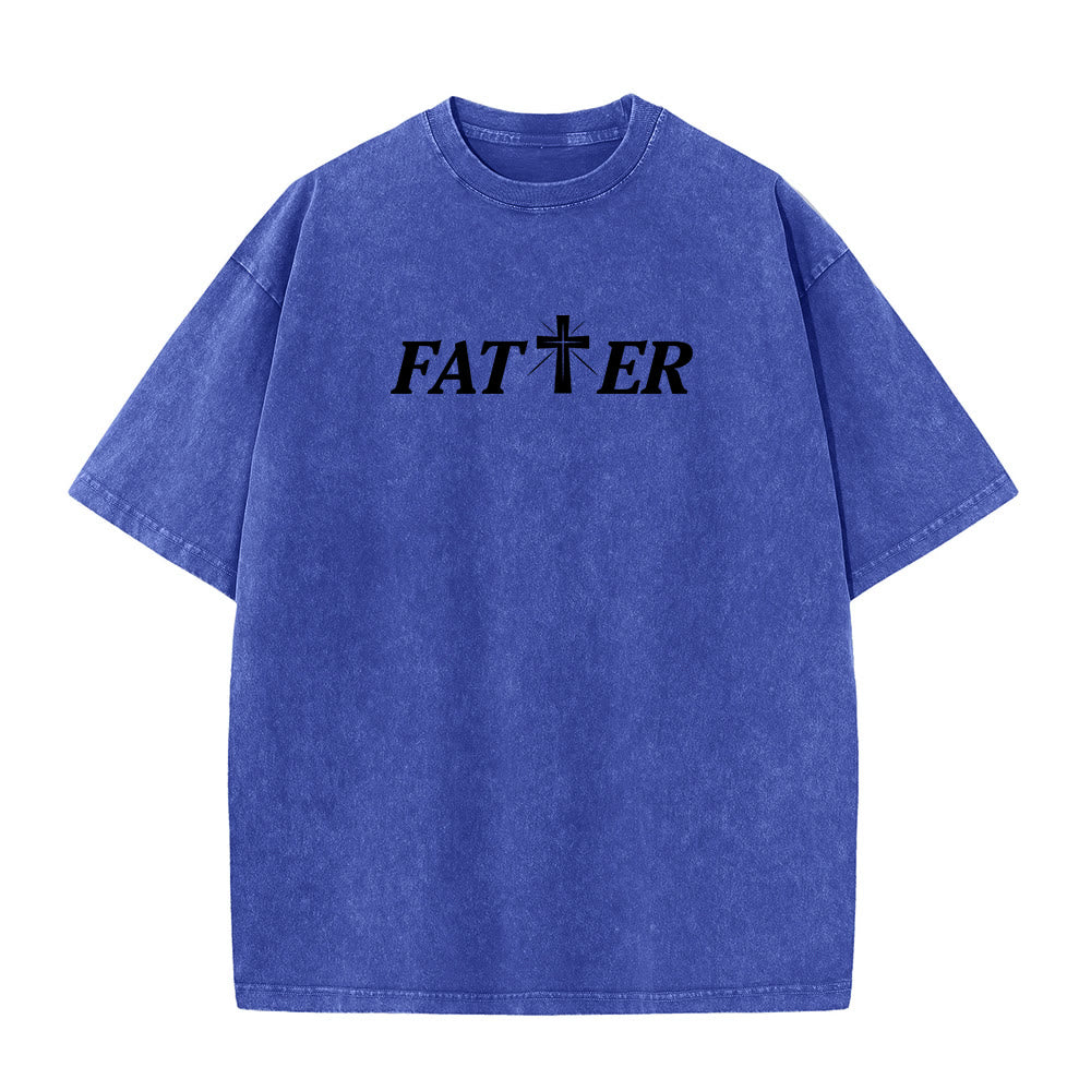 Christianartworkshop Faith-Filled Jesus Crown of Thorns Unisex Washed T-Shirt