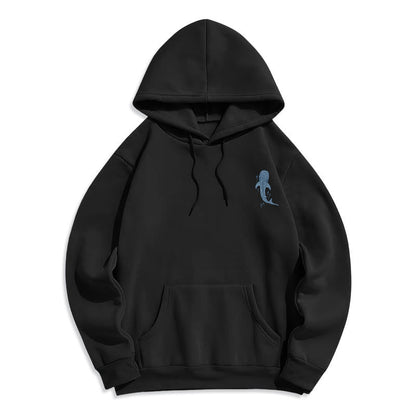 Modern Colored Style Faith Beneath the Waves Fleece Lined Polyester Hoodie