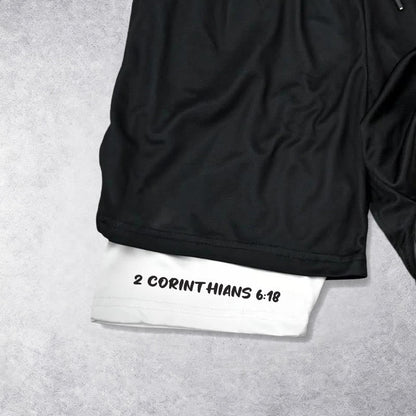 Christianartworkshop 2 Corinthians 6:18 Child Of God Performance Shorts