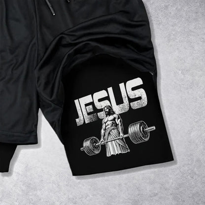 Christianartworkshop Philippians 4:13 I Can Do All Things Through Christ Performance Shorts