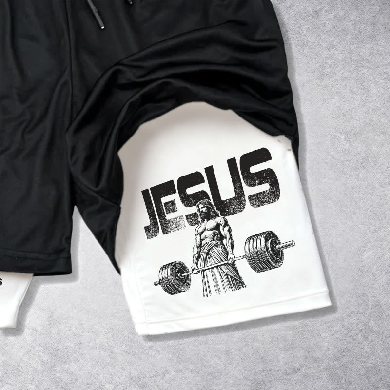 Christianartworkshop Philippians 4:13 I Can Do All Things Through Christ Performance Shorts