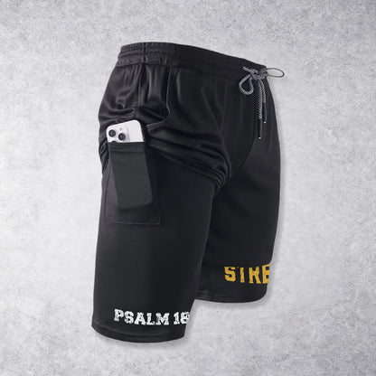 Christianartworkshop Psalm 18:1-2 The Lord Is My Strength Performance Shorts