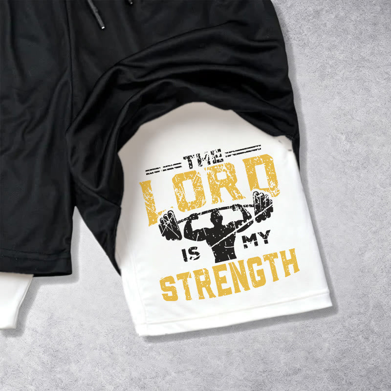 Christianartworkshop Psalm 18:1-2 The Lord Is My Strength Performance Shorts