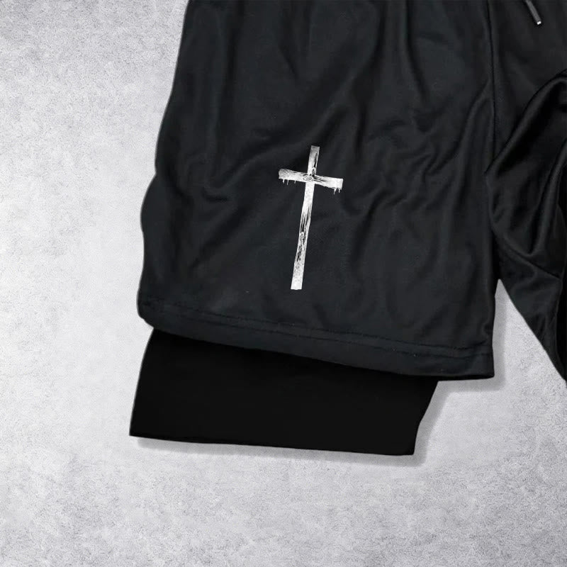 Christianartworkshop Calvary Cross Scene Performance Layered Shorts