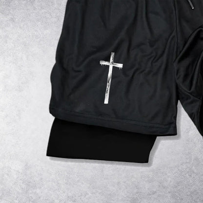 Christianartworkshop Calvary Cross Scene Performance Layered Shorts