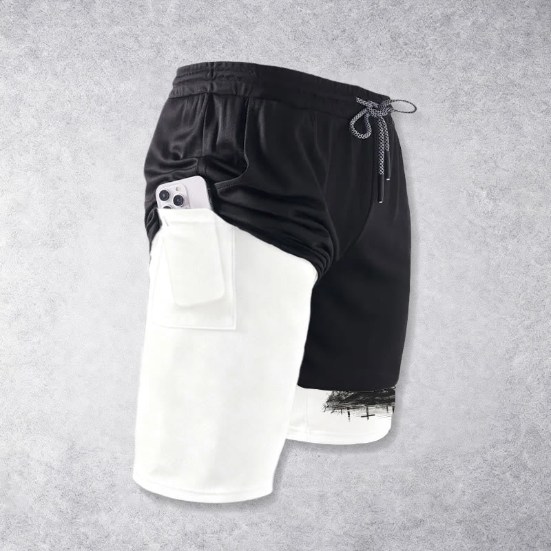Christianartworkshop Calvary Cross Scene Performance Layered Shorts