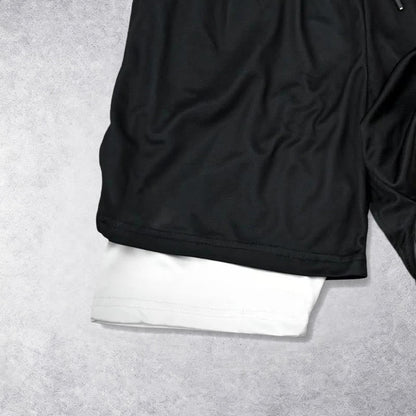 Christianartworkshop Timeless I Can Do All Things Through Christ Full Verse Dual Layer Drawstring Faith Sports Shorts