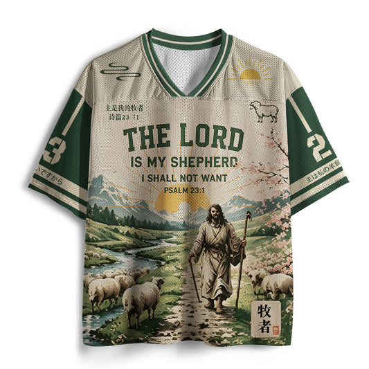 The Lord Is My Shepherd Christian Mesh Jersey