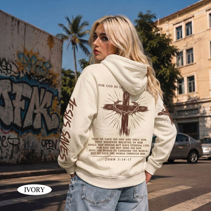 Good News Jesus Saves T-Shirt, Christian Bible Verse Hoodie
