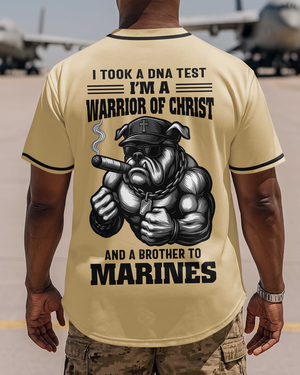 I Took A Dna Test I'm A Warrior Of Christ And A Brother To Marines Jersey
