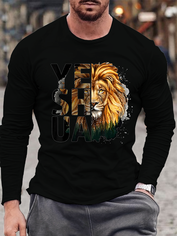 Yeshua Lion Long Sleeve T-Shirt