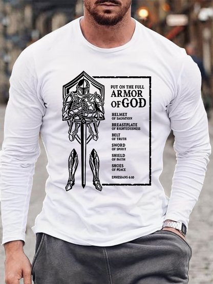 Full Armor Christian Cotton Long Sleeve T-Shirt