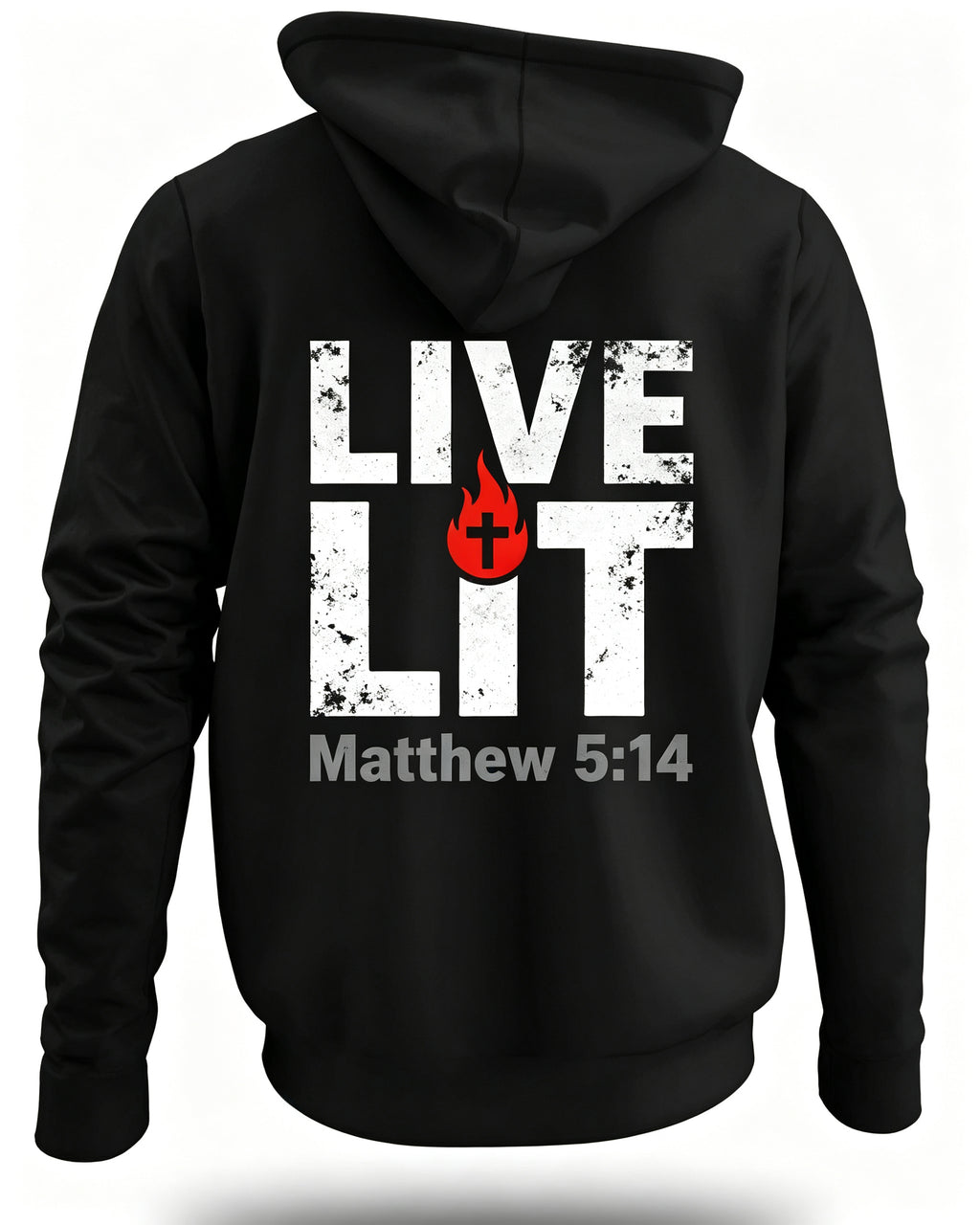 Live Lit Matthew 5:14 Hoodie