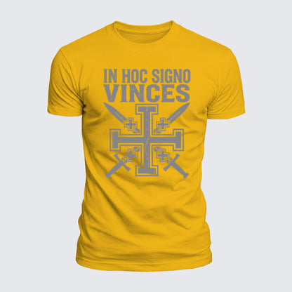 Luxe Mercerized Cotton Tee - In Hoc Signo Vinces