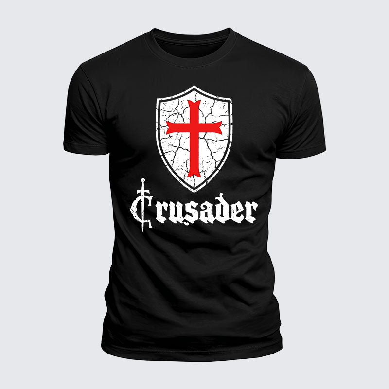 Luxe Mercerized Cotton Tee - Crusader