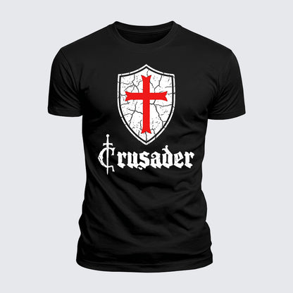 Luxe Mercerized Cotton Tee - Crusader