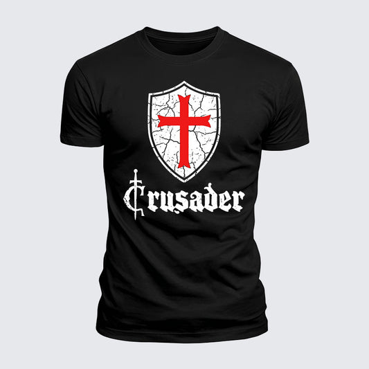 Luxe Mercerized Cotton Tee - Crusader