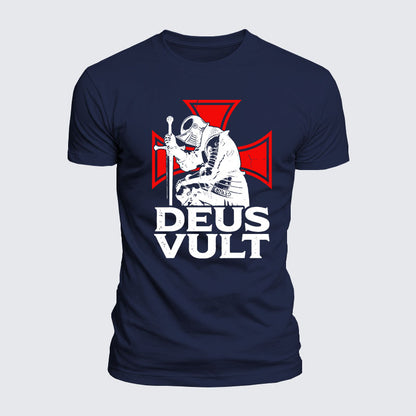 Luxe Mercerized Cotton Tee - Deus Vult