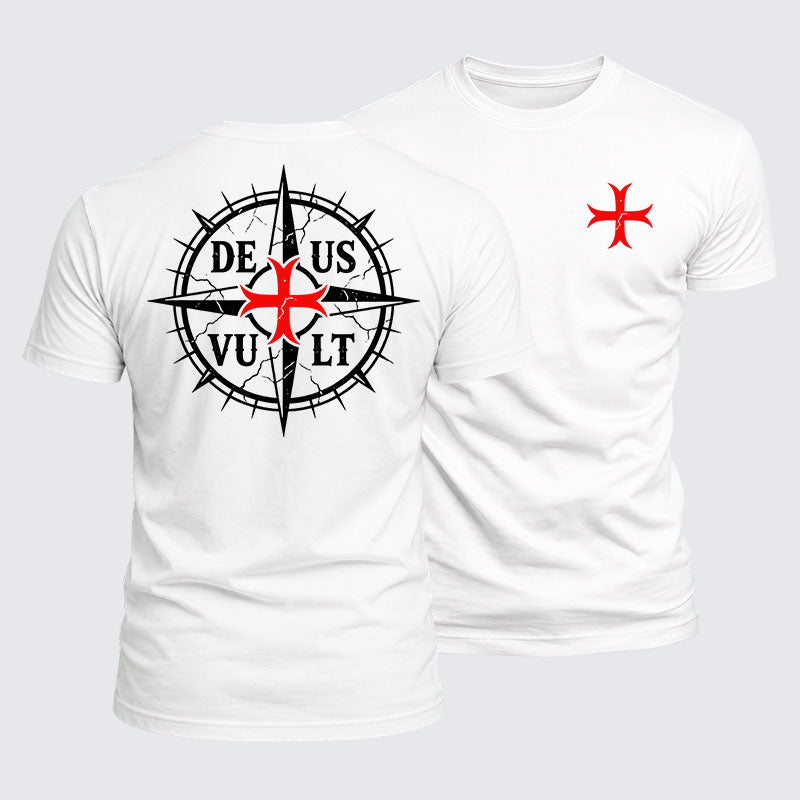Luxe Mercerized Cotton Tee - Deus Vult