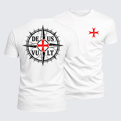 Luxe Mercerized Cotton Tee - Deus Vult