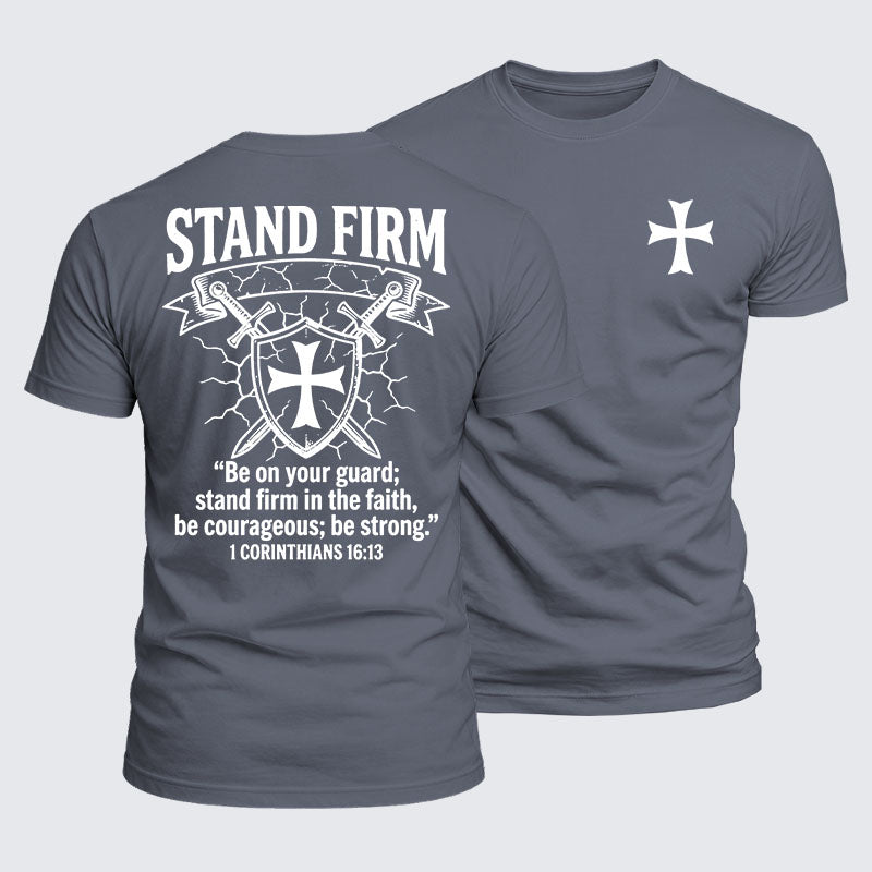 Luxe Mercerized Cotton Tee - Stand Firm