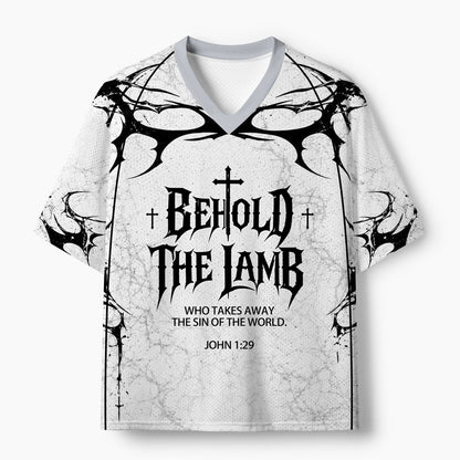 behold The Lamb Christian Mesh Jersey