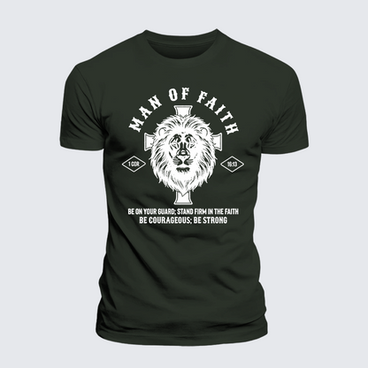 Luxe Mercerized Cotton Tee - Man Of Faith