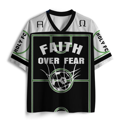 Faith Over Fear Christian Mesh Jersey