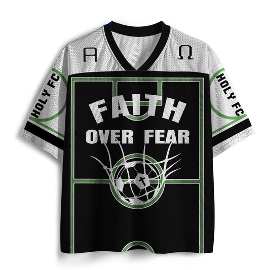 Faith Over Fear Christian Mesh Jersey