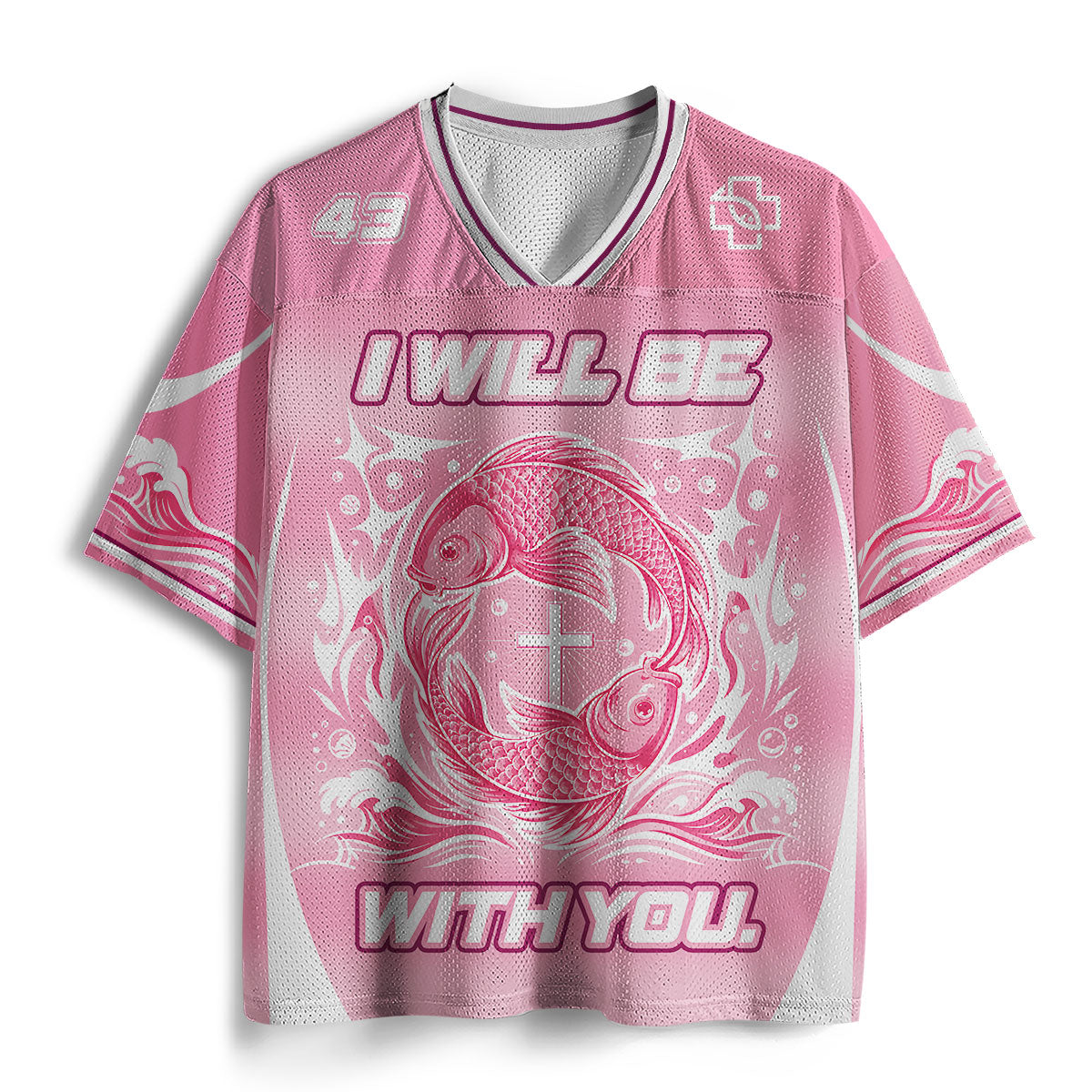 I Will Be With You Christian Mesh Jersey
