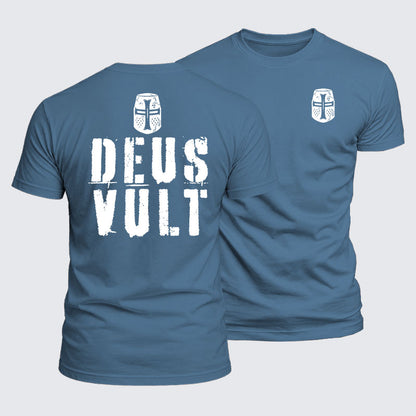 Luxe Mercerized Cotton Tee - Deus Vult