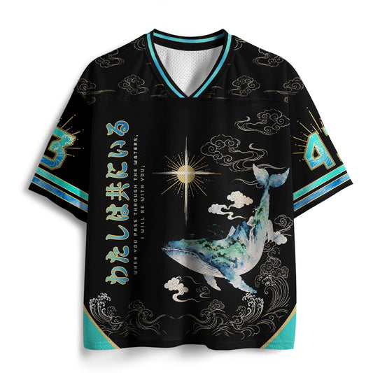 When You Pass Through The Waters Christian Mesh Jersey