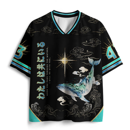 When You Pass Through The Waters Christian Mesh Jersey