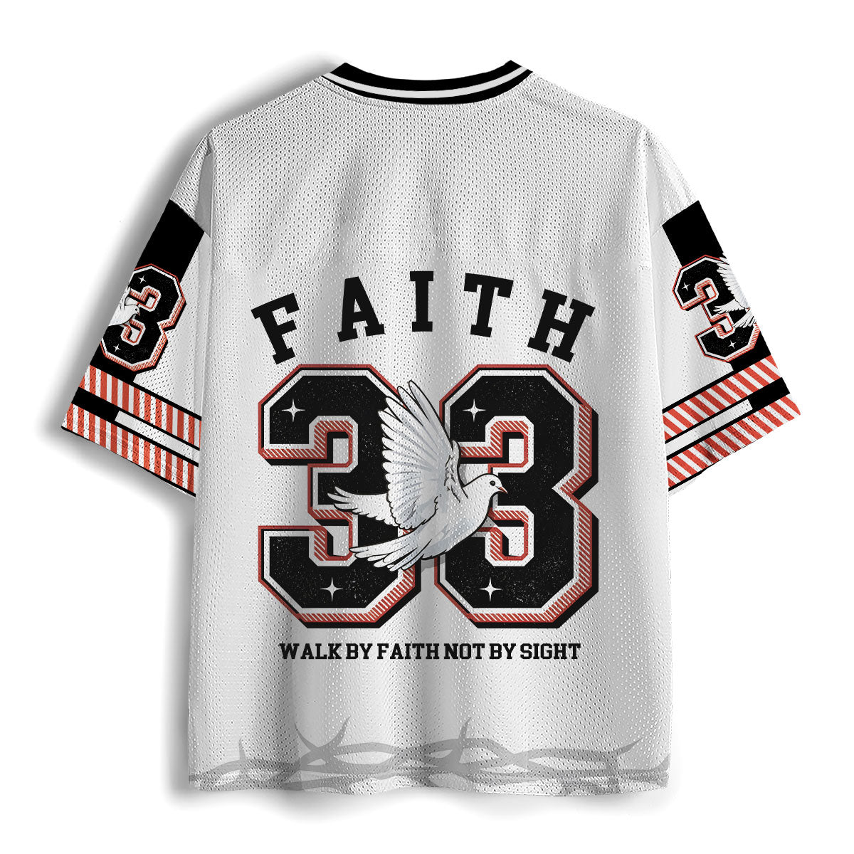 Faith Over Fear Christian Mesh Jersey