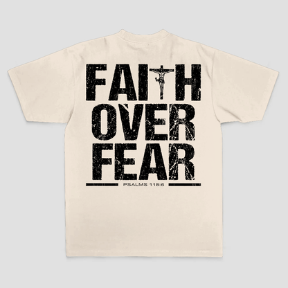 Faith Over Fear Printed Men's T-shirt