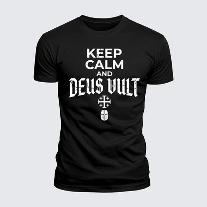 Luxe Mercerized Cotton Tee - Deus Vult