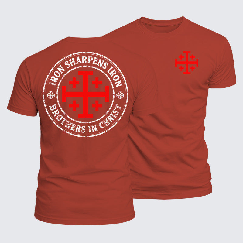 Luxe Mercerized Cotton Tee - Iron Sharpens Iron Brothers In Faith