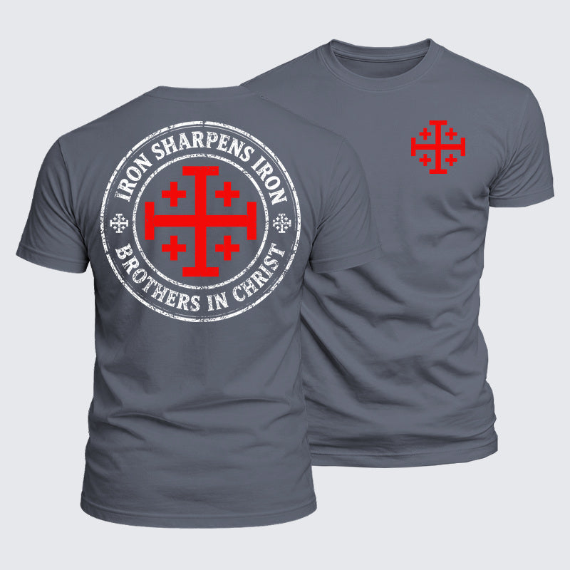 Luxe Mercerized Cotton Tee - Iron Sharpens Iron Brothers In Faith