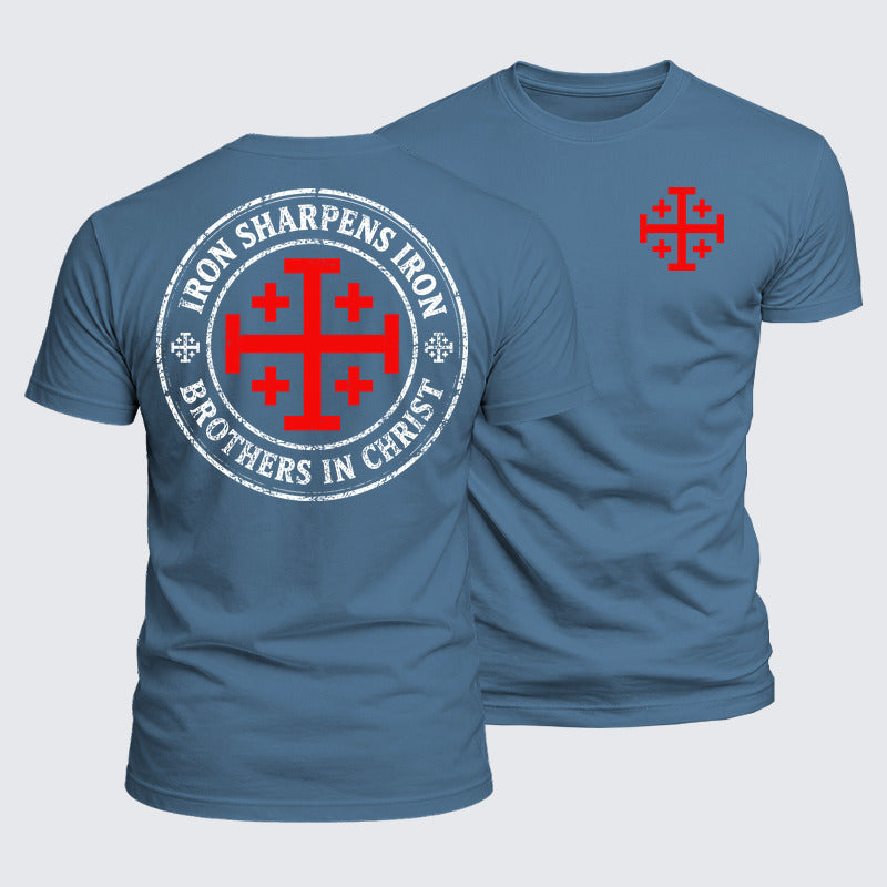 Luxe Mercerized Cotton Tee - Iron Sharpens Iron Brothers In Faith