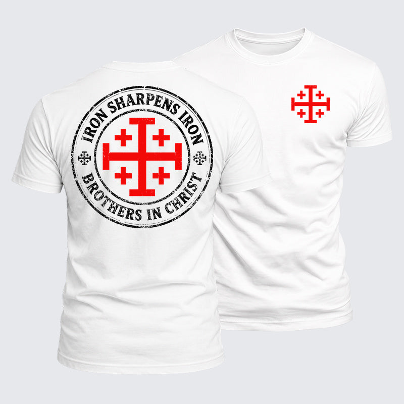 Luxe Mercerized Cotton Tee - Iron Sharpens Iron Brothers In Faith
