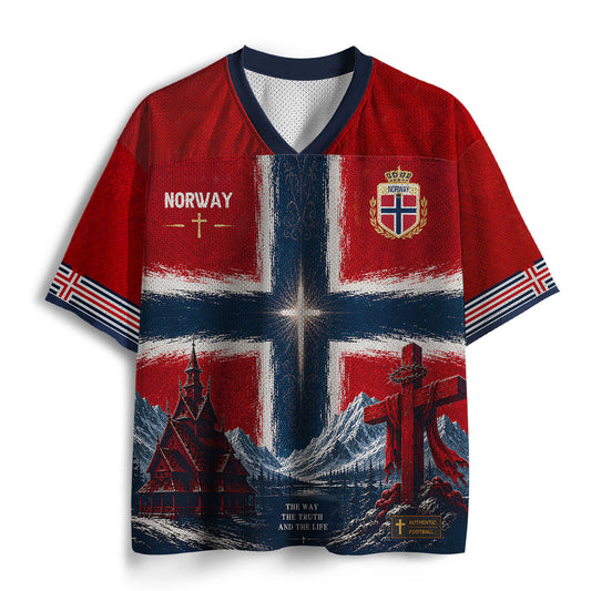 Personalized The Way The Truth And The Life Christian Mesh Jersey